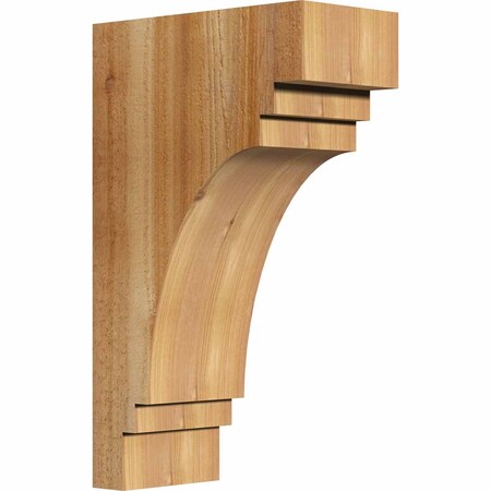 Ekena Millwork Pescadero Rough Sawn Corbel, Western Red Cedar, 6"W x 12"D x 20"H COR06X12X20PEC00RWR